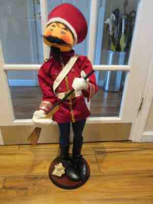 Vintage Rare 1998 Annalee Toy Soldier Doll with Stand 30" #7557