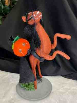 Annalee 1993 Halloween Headless Horseman Doll Riding Horse Pumpkin Vintage