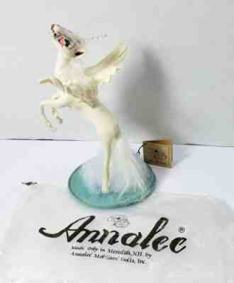 Annalee Mobilitee Dolls 11.5" Unicorn / Pegasus Doll With Bag