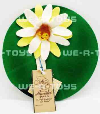 Annalee Mobilitee Dolls 1996 Yellow Flowering Lily Pad 8" Doll No 1847 MINT