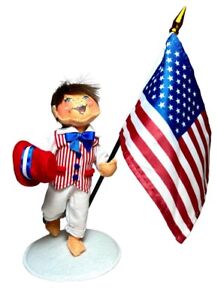 ANNALEE "STARS & STRIPES PARADE 7" BOY" FLAG EXCLUSIVE LE NEW * FREE SHIPPING