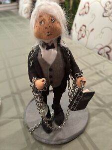 Vintage 1990 Annalee Dickens Series Jacob Marley