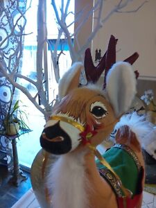 Annalee Christmas  Large Deer 21” H Standing with Side Pockets