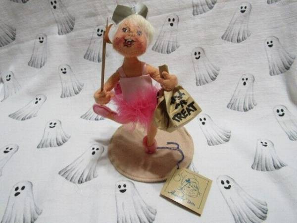 ANNALEE DOLLS 1992 HALLOWEEN 7" TRICK OR TREAT BALLERINA KID MWT