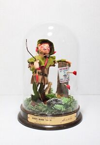 ANNALEE Mobilitee Doll Society Folk Hero "ROBIN HOOD" 1984 in Cloche #393 SIGNED