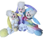 2003 ANNALEE Easter Plush Doll 12" BUNCH OF BUNNIES RARE Large 19"x12" EUC