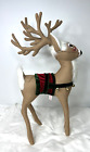 Vintage Annalee 24" Reindeer with Bells Velvet Harness  2003  660003
