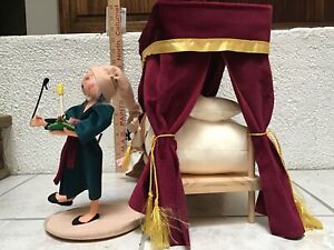 Annalee Vintage Dickens Collector Series Bedtime Scrooge With Bed RARE!