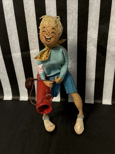 Annalee 10" Vintage Golfer Woman Ref J57-60xo Companion