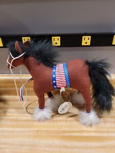 Rare - Limited Edition - Annalee Doll 10 inch "Patriot" Horse Clydesdale