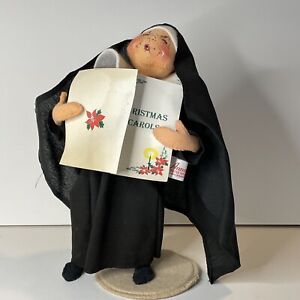 Vintage Annalee Singing Woman Girl Nun Doll 10” Pre 80’s Tag Please Read