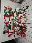 AnnaLee Doll LOT  18 Christmas Mice Owl Reindeer Angel Elf Wreath Tree READ D