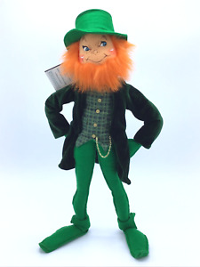 Annalee 2005 Leprechaun Green Elf 17" Irish Doll St Patrick 's Day HTF - MINT