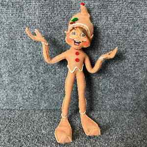 Vintage Annalee Christmas doll RARE Wannabe Gingerbread Elf 9”