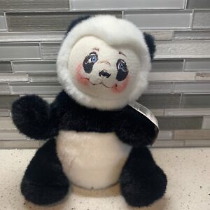 Annalee 14" Mother Panda Bear Felt Plush Posable Doll With Tag