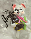 Annalee 8" Easter Boy Mouse w/ Chocolate Bunny #201718 Easter/Spring NWT Orig Pk