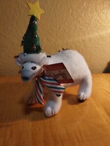Annalee 2011 EXCLUSIVE Polar Bear with Christmas Lights 7" RARE Find