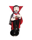 •EUV• Vintage 2003 •Annalee Dracula Doll On Stand• Approx. 28”