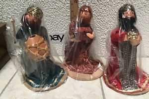 AnnaLee Mobilitee Doll Vintage Christmas Nativity 3 Wisemen