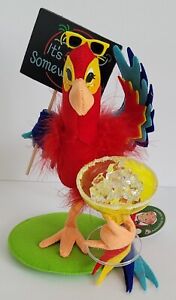 Annalee Doll Assembled In America Exclusive 8" It's 5 O'clock Somewhere Parrot