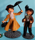 Annalee Doll Exclusive 9in Step In Time Set 910324 Mary Poppins & Chimney Sweep