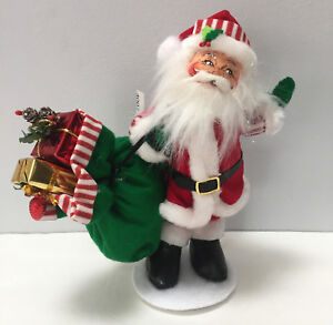 Annalee Shimmermint Santa with Sac of Gifts 9" Doll 400711