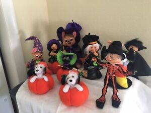 Annalee Halloween Dolls 11 total
