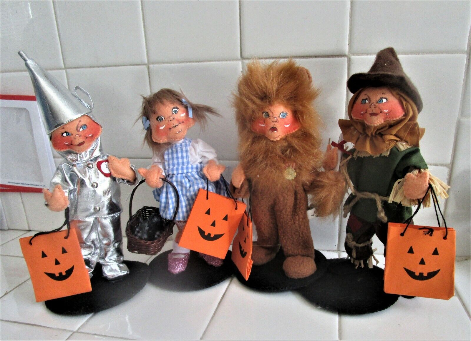 ANNALEE  HALLOWEEN WIZARD OF OZ SET OF 4 BRAND NEW ~LAST FULL SET!