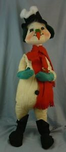 Annalee Dolls 29" Snowman Snowbird Bird 1979 Winter AL808