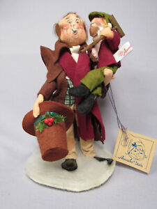 Annalee Bob Cratchet & Tiny Tim Dickens Figurines