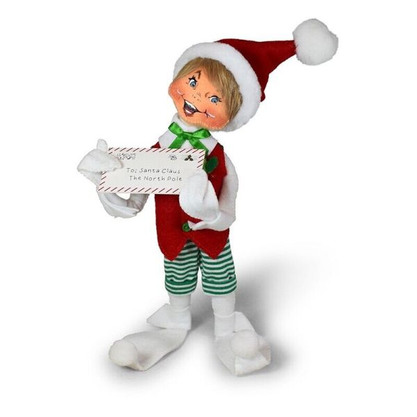 2022 Annalee ~ Christmas ~  "Letter to Santa Elf" ~ 12 inch ~ #510922 ~ New