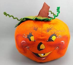 Annalee Jack O Lantern 12" 1989 Felt Doll Handmade in Meredith,New Hampshire USA