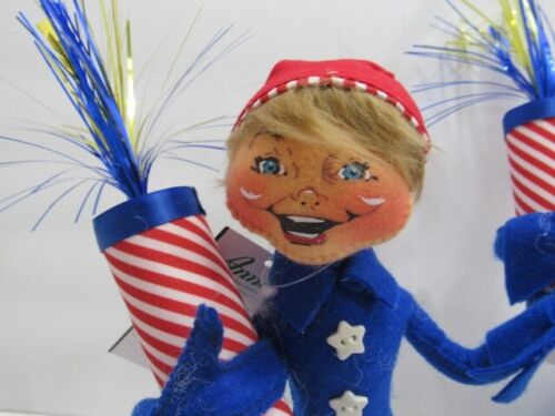 Annalee 2022 PATRIOTIC 4TH OF JULY 12" FIRECRACKER ELF NWT