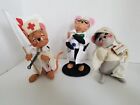 Vintage Annalee Lot Of 3 Medical Nursing Doctor Eye Dr. Theme Mice 1 From...