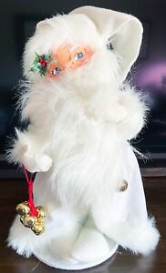 Annalee Large Great White Santa St Jingle Bell Mobilitee 18" NWT
