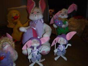 Annalee Dolls  Easter Lot of 10
