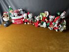 AnnaLee Doll LOT Of  11 . Mice Collection , Black Boot And Mail Holder .