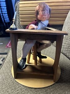 Annalee 10" Dickens Christmas Eve Bob Cratchet Sitting at Desk