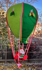 ANNALEE Dolls CHRISTMAS Hot Air Balloon 1971 Ballooning Santa Hanging Ornament
