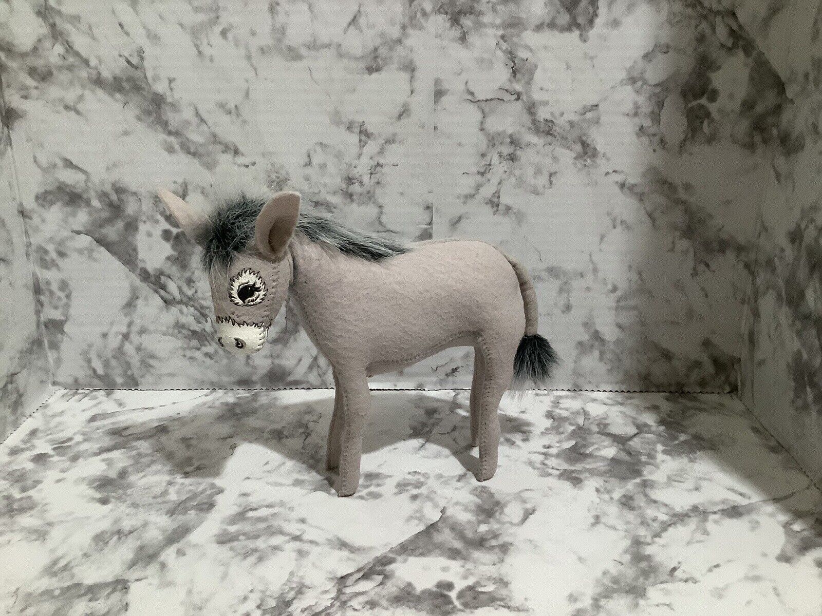 Vintage Annalee Nativity Donkey 1997  Plush Figure
