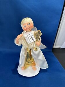 Annalee Dolls Angel Elegant Angel with Harp 9” 2013 w/ tag RARE HTF