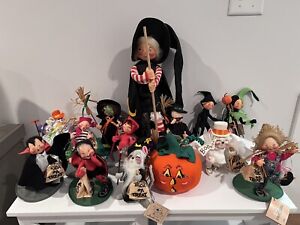 annalee dolls halloween lot of 14