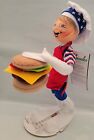 2020 Annalee Doll 12” Hamburger Chef Elf 260820 Patriotic Summer Independence
