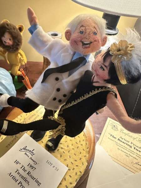 Rare!! 1997 Annalee ARTIST PROOF Roaring Twenties Dancers - signed by Annalee
