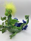 RARE 2004 Annalee Mobilitee Doll Lime Green 7" Dragon
