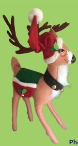 RARE TALL 2009 ANNALEE 26” 33” tall reindeer CHRISTMAS