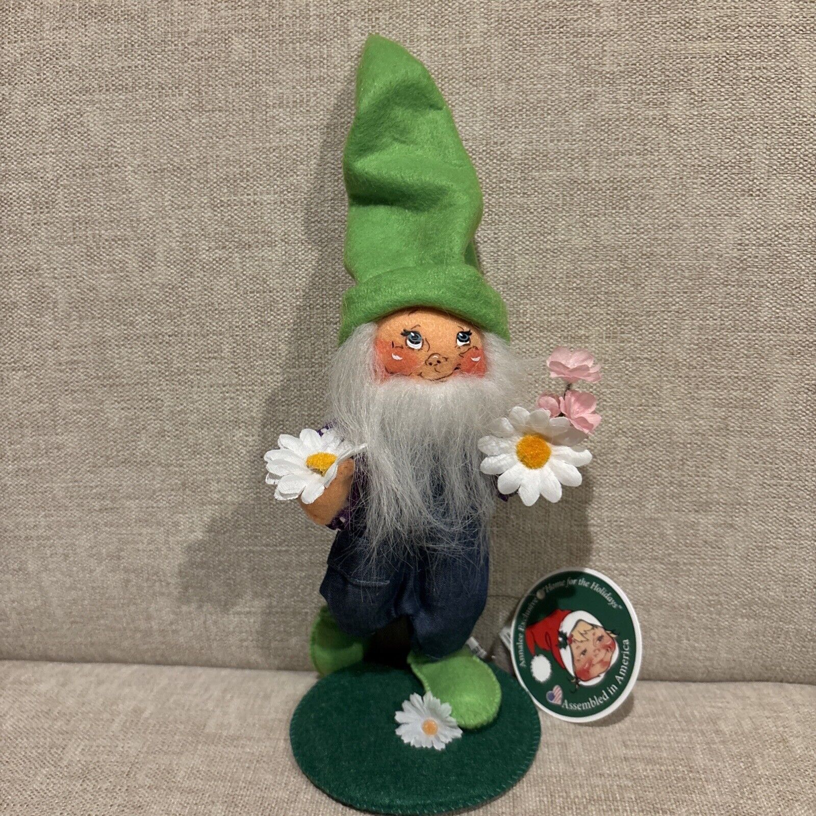 Annalee Dolls Assembled In America Exclusive 7” Happy Daisy Boy Gnome #21/250