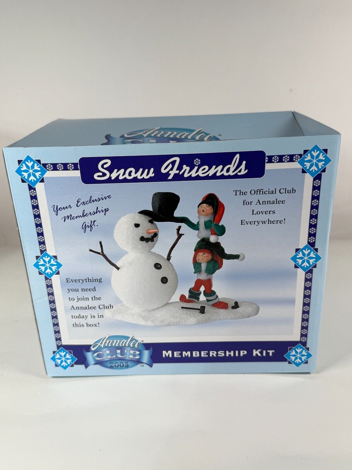 Annalee Christmas 2005 Snow Friends Membership Kit 7 Inches Tall Doll w/ Box