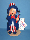 ANNALEE 7" Patriotic Boy w Firecracker ~ Ltd Edition Exclusive ~ NWT ~ USA '00