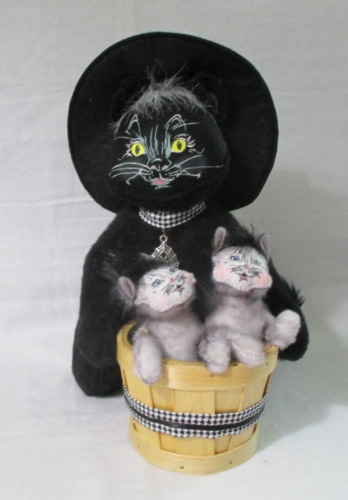 Annalee Exclusive 2024 9 Midnight Cat with Kittens Limited to 34---NWT